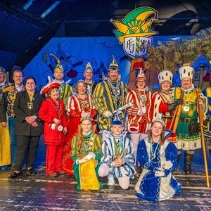 Bürgermeister Keppeler empfing die Tollitäten der Session.