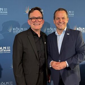 Bürgermeister Frank Keppeler und 
