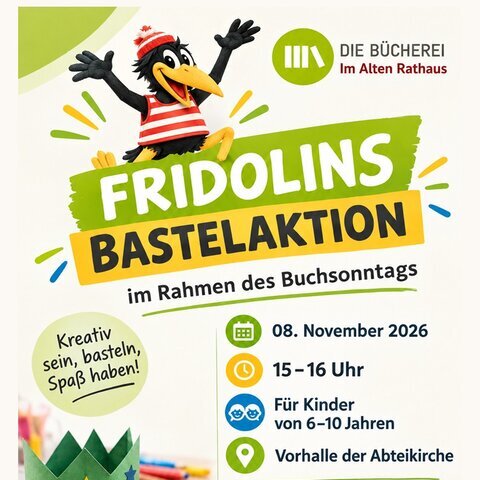 Bastelaktion zum Buchsonntag