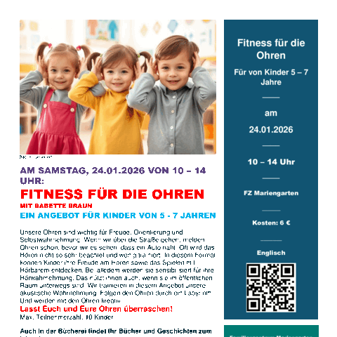 Fitness f&uuml;r die Ohren!