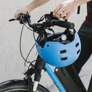 Fahrrad und Fahrradhelm