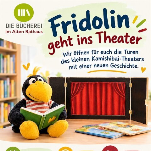 Entdecke die Welt mit Fridolin in Deiner Bücherei