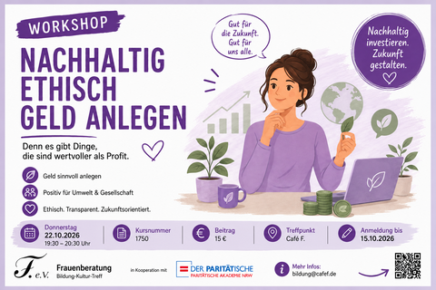 Nachhaltig ethisch Geld anlegen