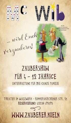 Familienzaubershow mit McWib – Wilbert v. Ackern