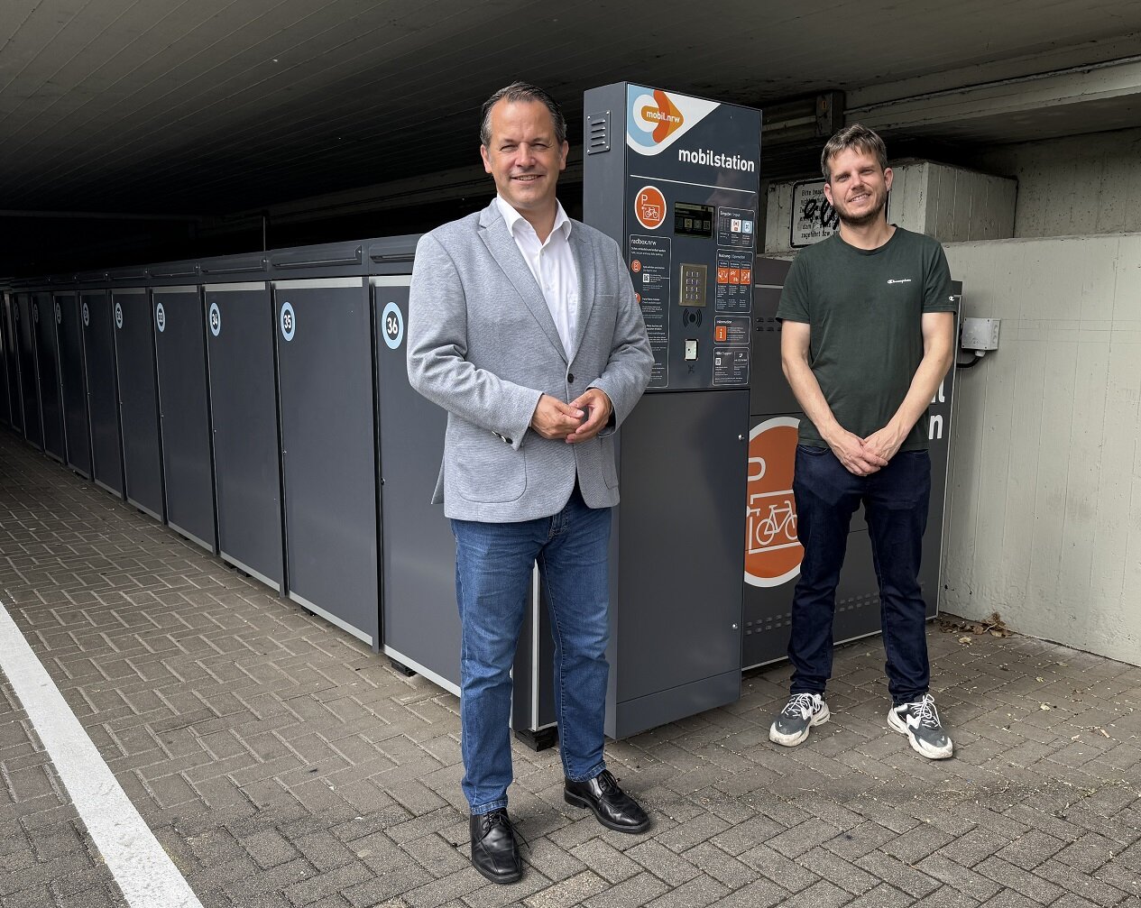 Fahrradboxen am Pulheimer Bahnhof