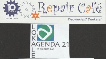 Logo Repair Café und Lokale Agenda 21 in Pulheim e. V. - Lokale Agenda 21 in Pulheim e.V. Logo Repair Café und Lokale Agenda 21 in Pulheim e. V.