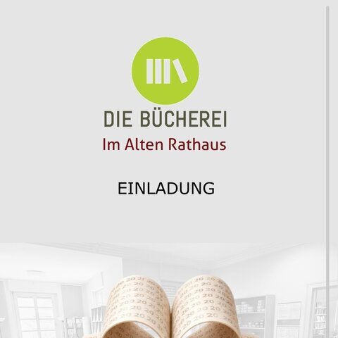 Einladung 20 Jahre B&uuml;cherei