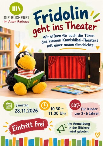 Erlebe Deine B&uuml;cherei mit Fridolin