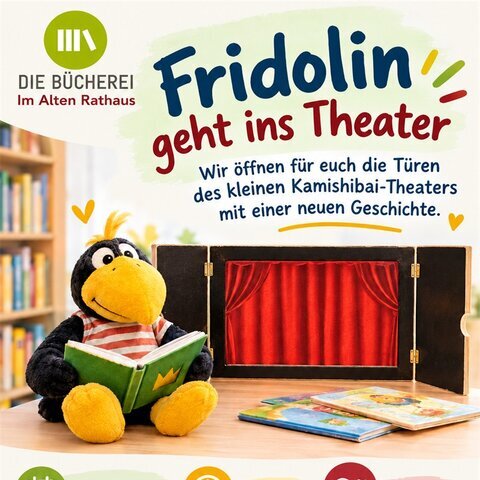 Erlebe Deine B&uuml;cherei mit Fridolin