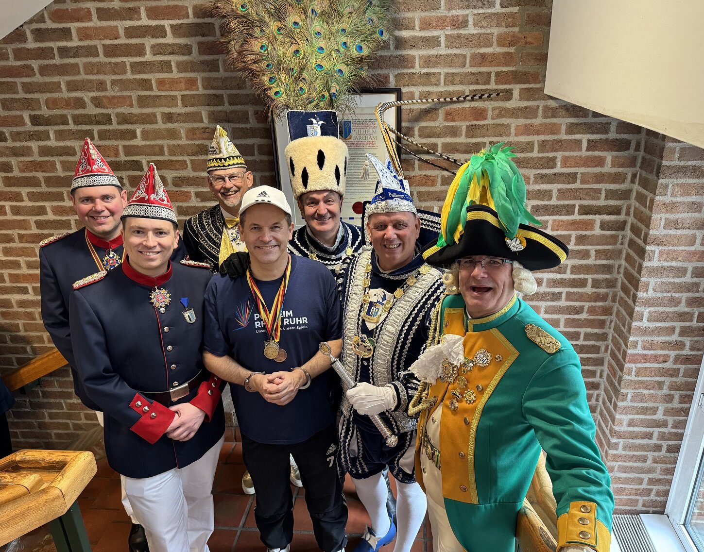 Bürgermeister Keppeler wurde beim Rathaussturm kurzzeitig verhaftet.