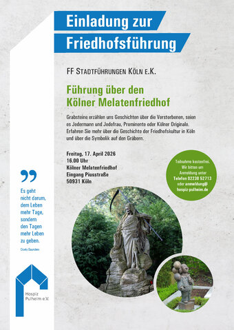 F&uuml;hrung &uuml;ber den K&ouml;lner Melatenfriedhof