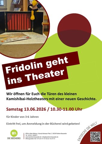 Erlebe Deine B&uuml;cherei mit Fridolin