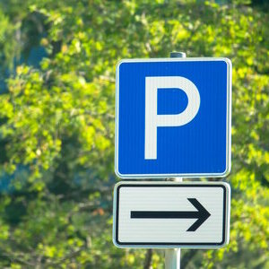 Schild Parkplatz