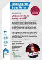 Einladung zum Salon Mortel - Hospiz Pulheim e. V. Einladung zum Salon Mortel