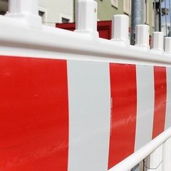 Absperrung Baustelle