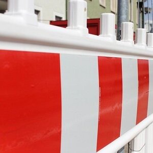 Absperrung Baustelle
