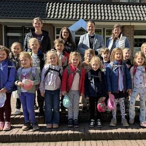 14 Maxikinder der städtischen Kita Pusteblume waren zu Besuch im Rathaus.