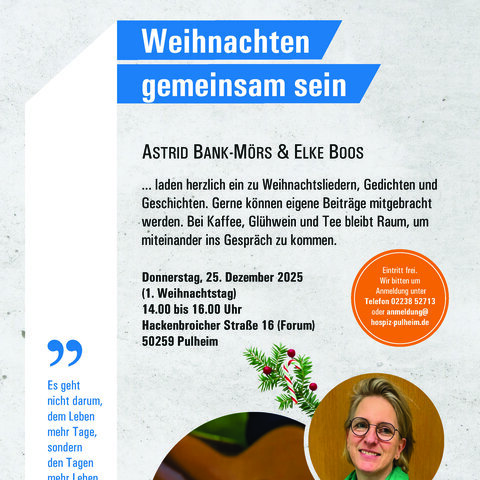 Weihnachten gemeinsam sein